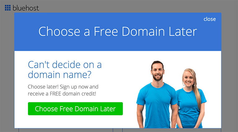 free domain later
