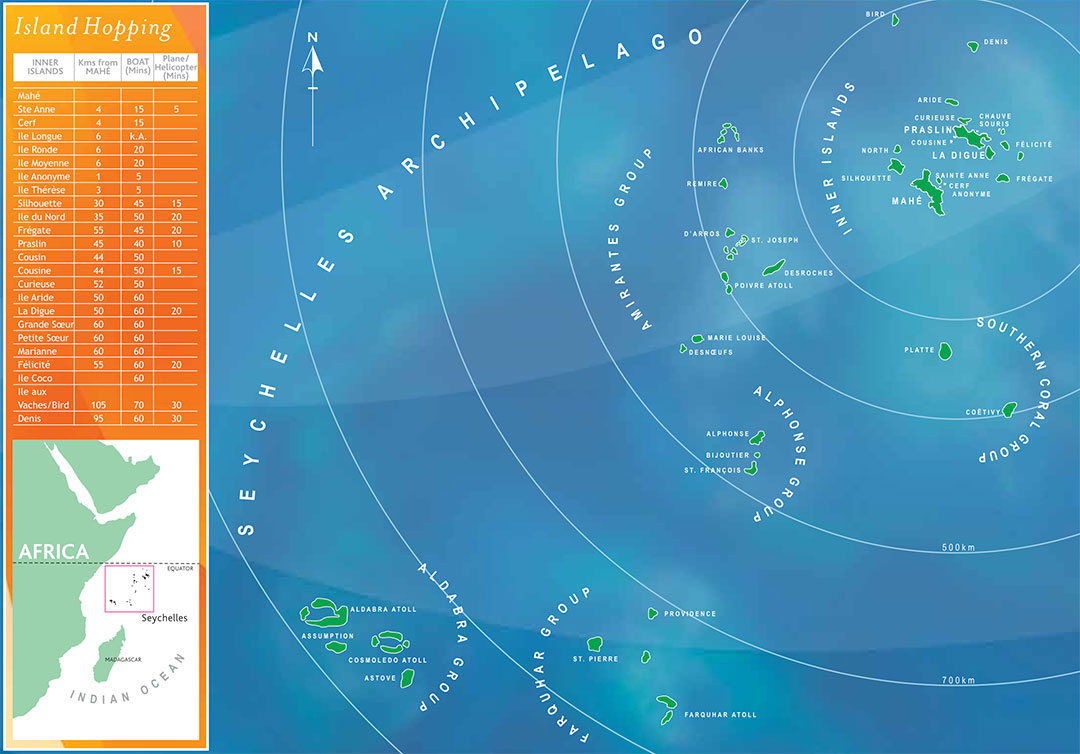 карта сейшельского архипелага