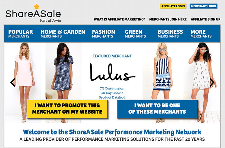 shareasale affiliate programs